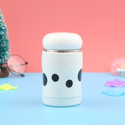 Cartoon Stainless Steel Mini Thermal Cup Lovely Student Portable Mushroom Cup Department Store Advertising Gift Cup Customized Water Cup