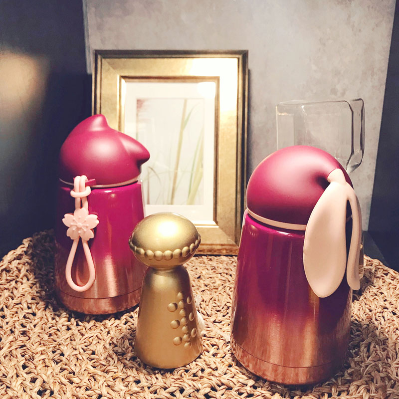 Stainless Steel Thermos ottle Thermo Mug Gift Cute Kid Tumbler Thermal Vacuum Flask Thermos Cup
