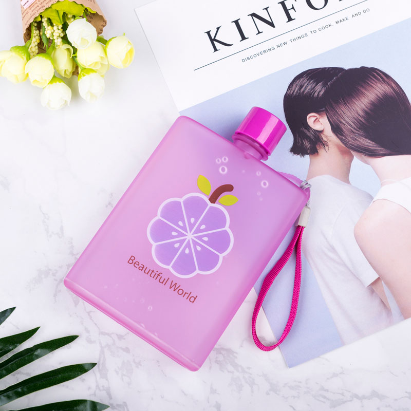 New Type Custom Cheap Bottle Water Paper Flat Water Bottle Notebook