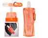 Customized Print Soft Foldable Collapsible Water Bottle with Carabiner Vapur