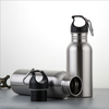 Outdoors Sports Blank Stainless Steel Water Vacuum Bottle With Carabiner
