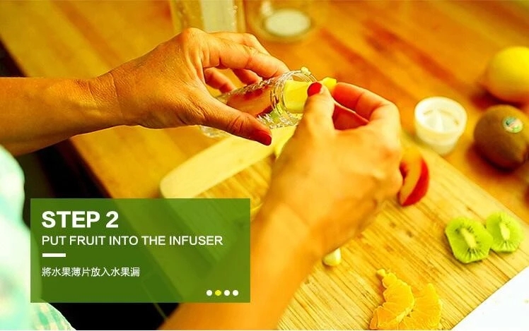  Eco Friendly Tritan Fruit Infuser Water Bottle