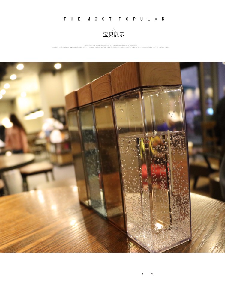 travel trasparente water bottle supplier