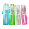 Clear Empty Glass Water Bottles Sports Drinking Bottle
