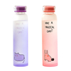 New arrivals frosted glass bottle unbreakable glass water bottle