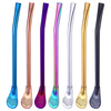 Customized Color Metal Drinking Straw, Free Sample Stainless Drinking Straw