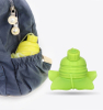 Outdoor hiking collapsible Silicone water bottle 