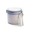 1500ml Round Shape Rice Husk Lunch Box Set for Adults