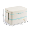 Dual Compartment Microwave Wheat Straw Men Bento Lunch Box Adult