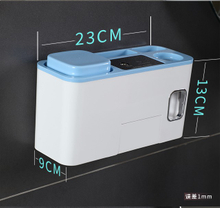 Potable bathroom ultraviolet toothbrush sterilizer holder set