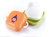Biodegradable Square Shape Wheat Straw Japanese Lunch Box Plastic 