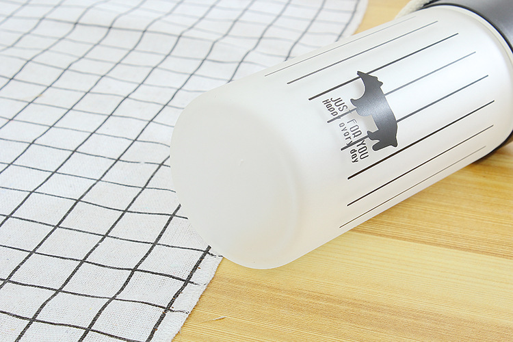  silicon glass water bottle