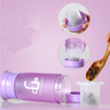 Four Colors To Chooose Simple Cute 380ml Plastic Sport Water Bottle With Tea Infuser
