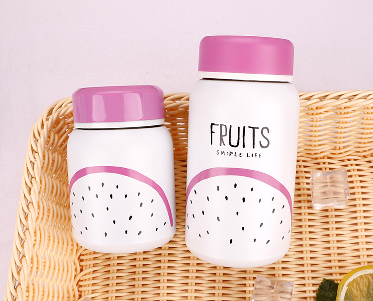  Colored fruit water bottle