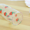 Creative Fruit pattern glass high boron silicon rope cup wholesale girl Cute gift cup birthday present