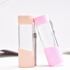 Wholesale 300ml fancy glass water bottle with silicone sleeve