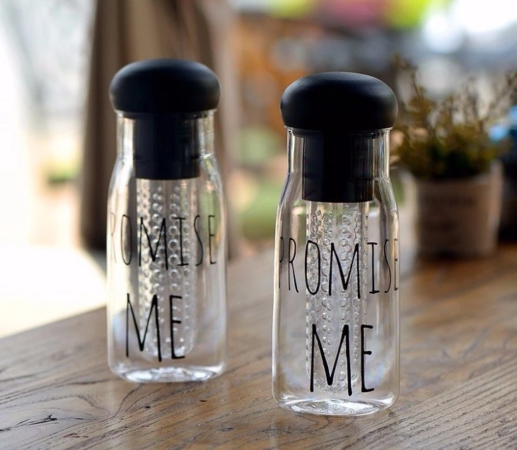 Cheap AS Transparent Juice Infuser BPA Free Plastic Water Bottle