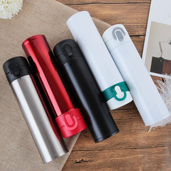 350 Ml Thermos Flask, Stainless Steel Vacuum Bottle, Douoble Wall Vaccum Flask