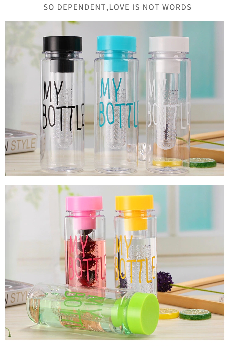 portable plastic water bottle
