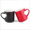 Creative Heart-shaped Color Valentines Day Cup Multi-color Cup LOGO Custom Ceramic Cup