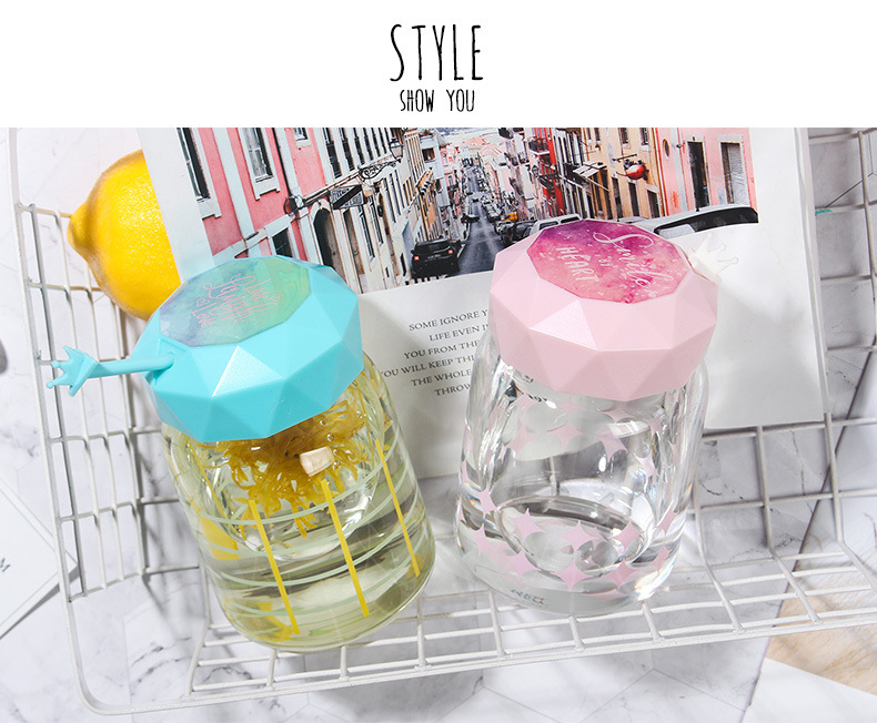  high quality Tremolo red water glass