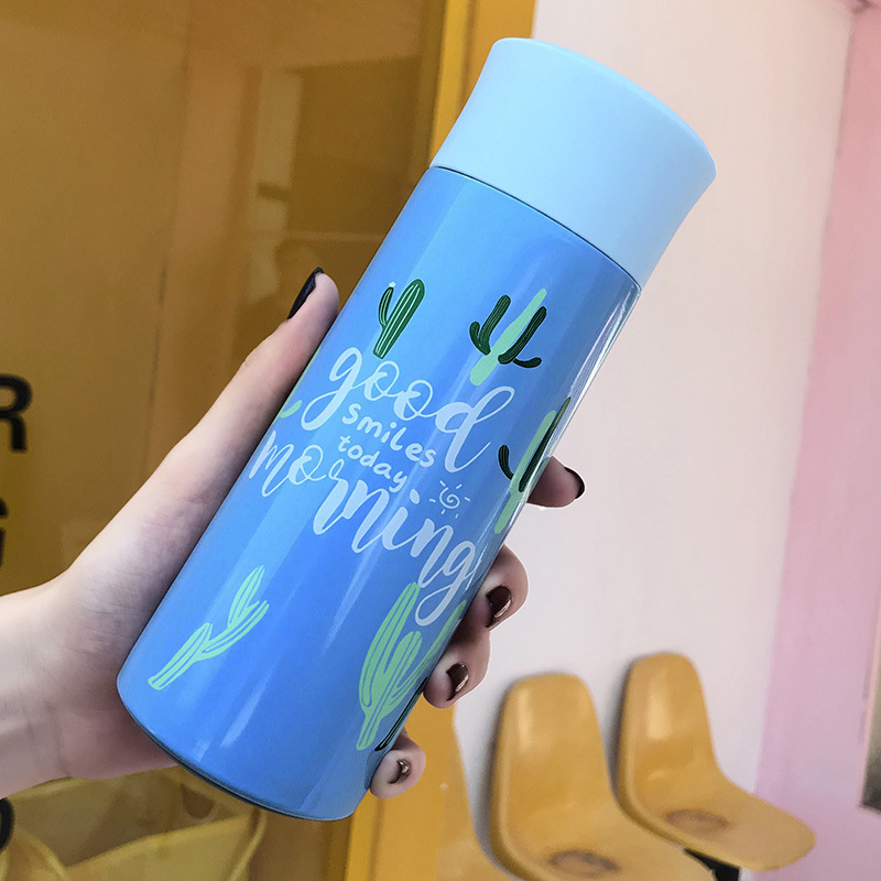Harajuku Student Cactus Small Fresh Water Cup Female Creative Cute Portable Mug Cup