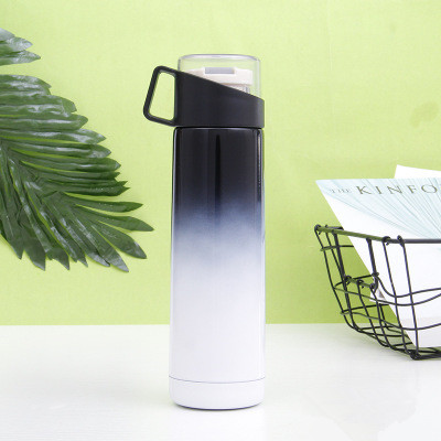 Gradual 18 8 304 Food Grade Stainless Water Bottle, 500ML Thermal Vacuum