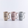 Budding cartoon wheat cat tail children cute wind creative coffee milk four feet cup