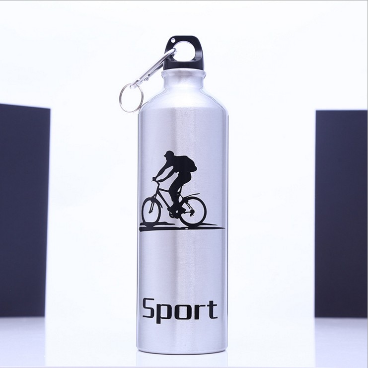 Custom Logo Printing Wholesale Aluminum 750ML Self Cooling Water Bottle