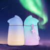 Cartoon Creative Cat Water Bottle Thermal Insulation Stainless Steel Student Women Office Outdoor Portable Drinking Bottle