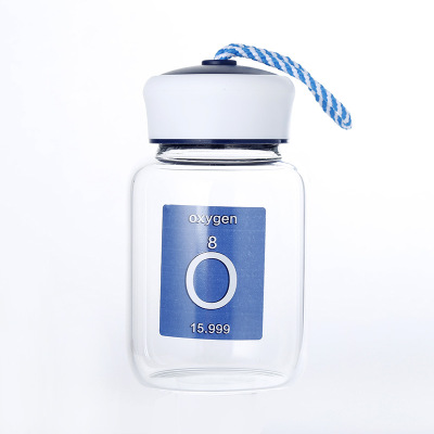 Fashionable portable suspension glass couple student cute small Ding cup practical small hand cup wholesale supply