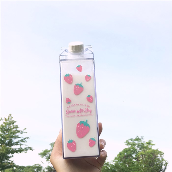 Portable Plastic Water Bottle Travel Milk Coffee Juice Bottles Pot Jug Drinkware Outdoor Picnic Camping 