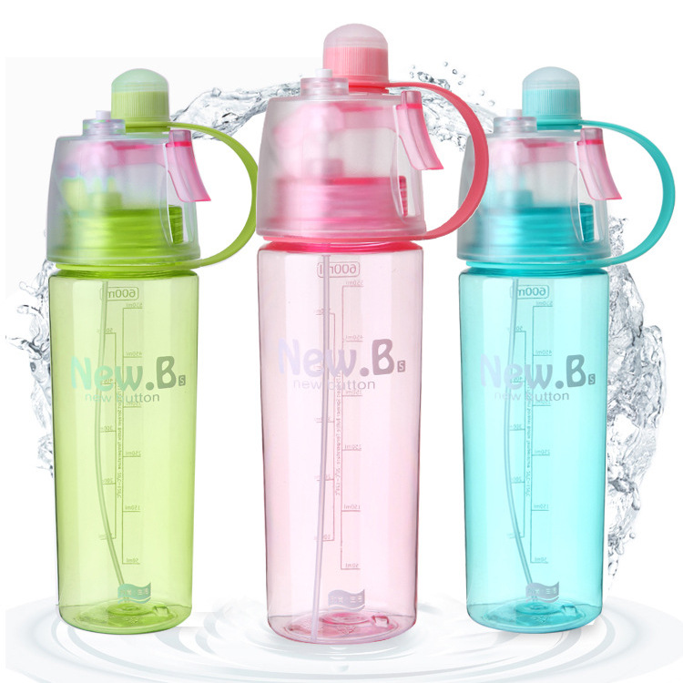 OEM 600ml BPA Free Sip And Mist Degradable Cup Water Bottle
