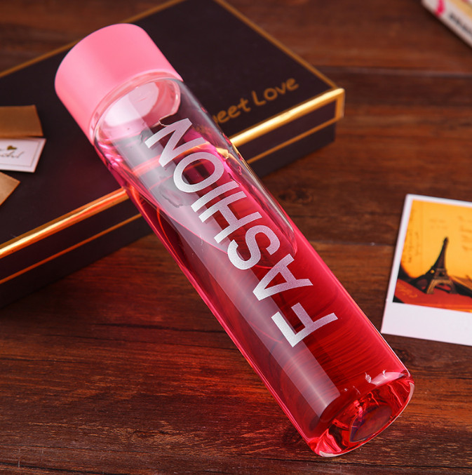 Wholesale custom 400ml private label slim fashion cheap water glass bottle sport 