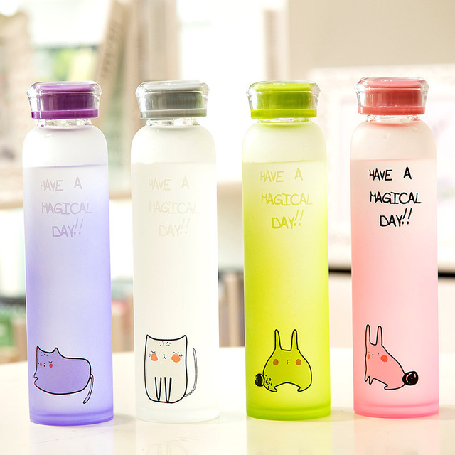  Frosted Glass Bottle