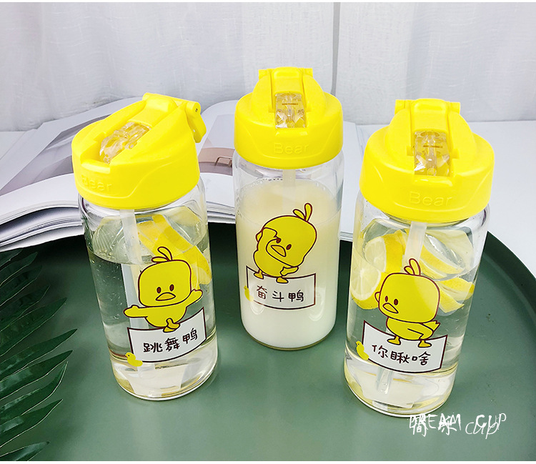  cartoon Glass Water Cup