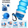 12oz To-Go Camping Collapsible Water Bottle Travel