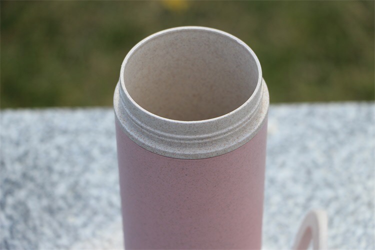 500mlwheat Straw Drinking Bottle with Smart Phone Holder