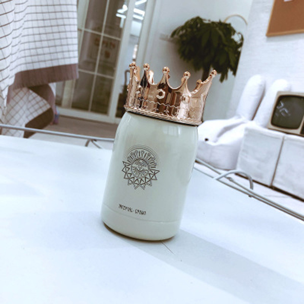 Creative mini Queen Insulation cup 304 stainless Steel portable Schoolgirl logo custom Hand Cup