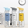 720ml celebrity straw plastic outdoor sports water bottle cross-border popular style