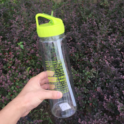 Tritan 700-800ml Dishwasher Safe Water Bottle Gym with Straw