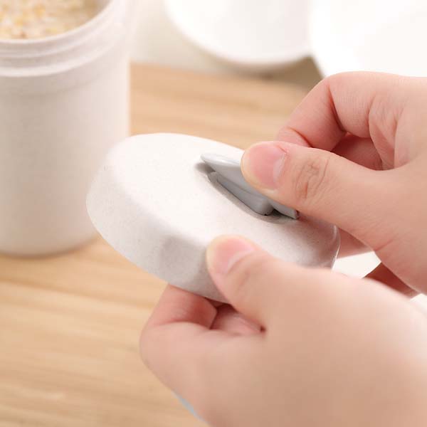 Wheat straw breakfast portable wheat heat preservation water bottle
