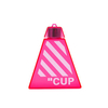 Plastic triangle bottle gift mini flat portable life department store handy bottle
