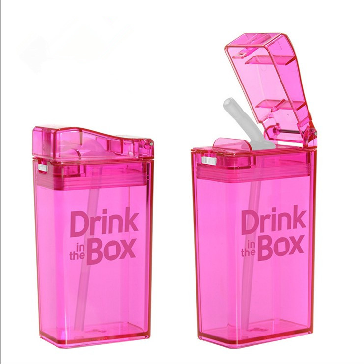 Kids Water Bottle With Straw School Water Bottle Drink Box