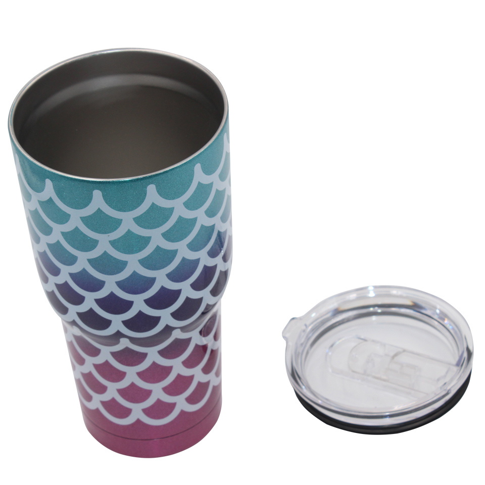 Mermaid Tumbler Cups Triple Insulated Stainless Steel Double Wall Vacuum Insulated Travel Beer Mugs