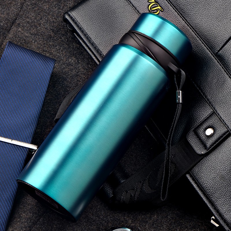 Wholesale Custom Printed Double Wall Vacuum Insulated Stainless Steel Water Bottle With Strainer