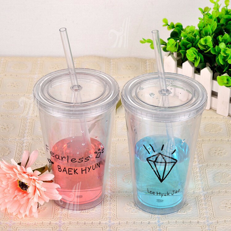 plastic straw cup supplier