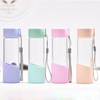 Wholesale 300ml fancy glass water bottle with silicone sleeve