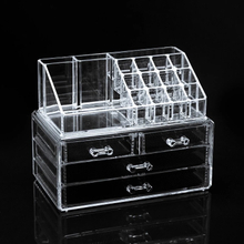 Transparent Makeup Plastic Acrylic Storage Box Cosmetic Large Acrylic Storage Box