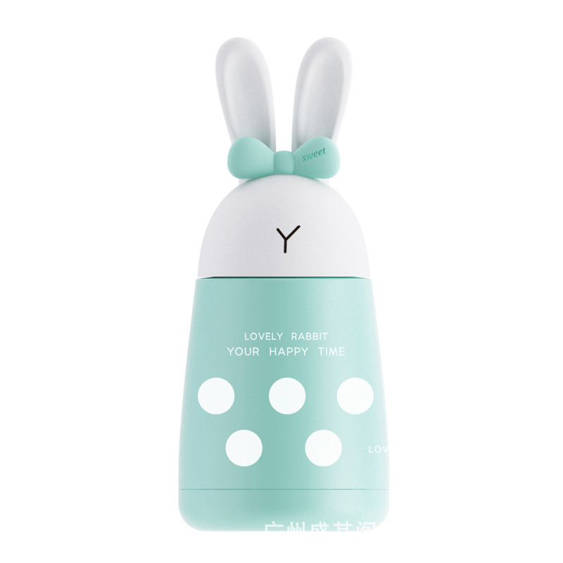 Stainless Steel Thermos Cartoon Rabbit For Tea Vacuum Cartoon Coffee Mug Children's Cup Thermos Water Bottle